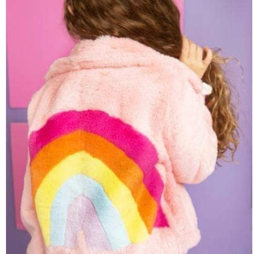 Kids Pink Rainbow Jacket
